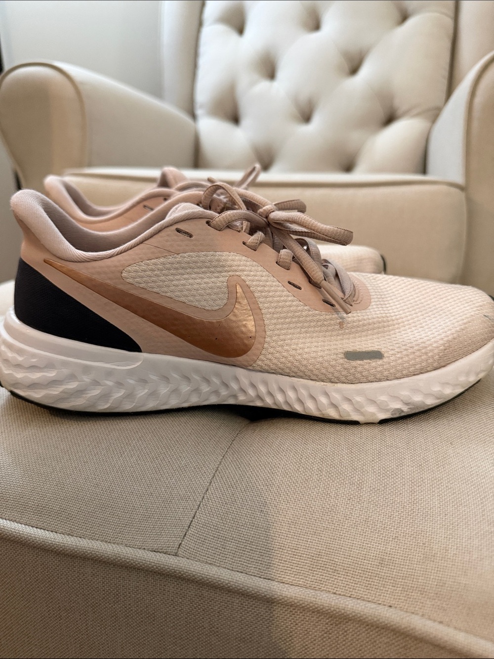GUC Nike Revolution 5 Women's Pink Rose Athletic Running Shoes Sneakers-Size 8.5